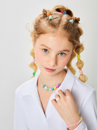 Комплект (бусы+браслет+кольцо) детский Aurora 20206260019 цветной