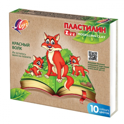Пластилин 10 цв. Zoo 29С 1721-08 /ЛУЧ/ в Нижнем Новгороде