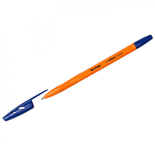 Ручка шарик синий 0,7мм Tribase Orange СВр_70910 Berlingo в Нижнем Новгороде