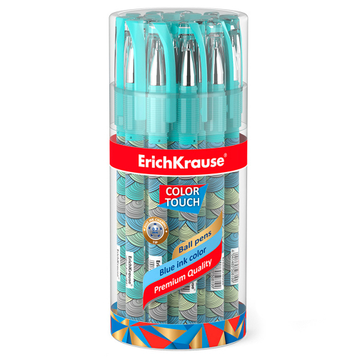 Ручка шарик синий ColorTouch Emerald Wave 50819/Erich Krause/ в Нижнем Новгороде