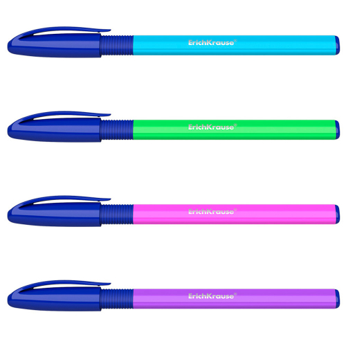 Ручка шарик синий U-109 Neon Stick&Grip 1.0, Ultra Glide Technology 47612 /Erich Krause/ в Нижнем Новгороде