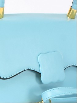 Сумка женская искусственная кожа Ch&K-1075, 1отд, плечевой ремень, голубой 255082