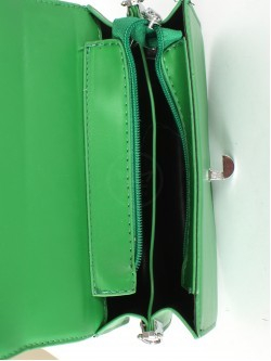 Сумка женская искусственная кожа Ch&K-1072, 1отд, плечевой ремень, зеленый 255053