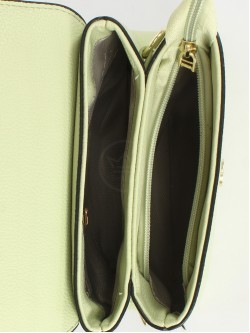 Сумка женская искусственная кожа Ch&K-6652, 2отд, плечевой ремень, зеленый 254518