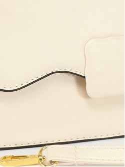 Сумка женская искусственная кожа Ch&K-1075, 1отд, плечевой ремень, молочный 255085