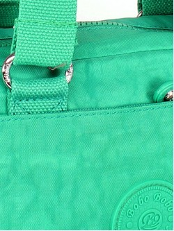 Сумка женская текстиль BoBo-6678-3, 1отд, плечевой ремень, зеленый 255273
