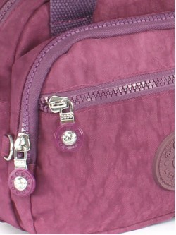 Сумка женская текстиль BoBo-9938, 3отд, плечевой ремень, фиолетовый 255308
