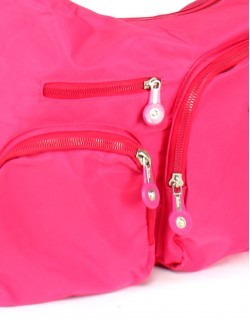 Сумка женская текстиль BoBo-6669 (рюкзак-change), 2отд. 4неш, 3внут/карм, розовый 255276