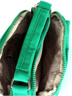 Сумка женская текстиль BoBo-9050, 2отд, плечевой ремень, зеленый 255279