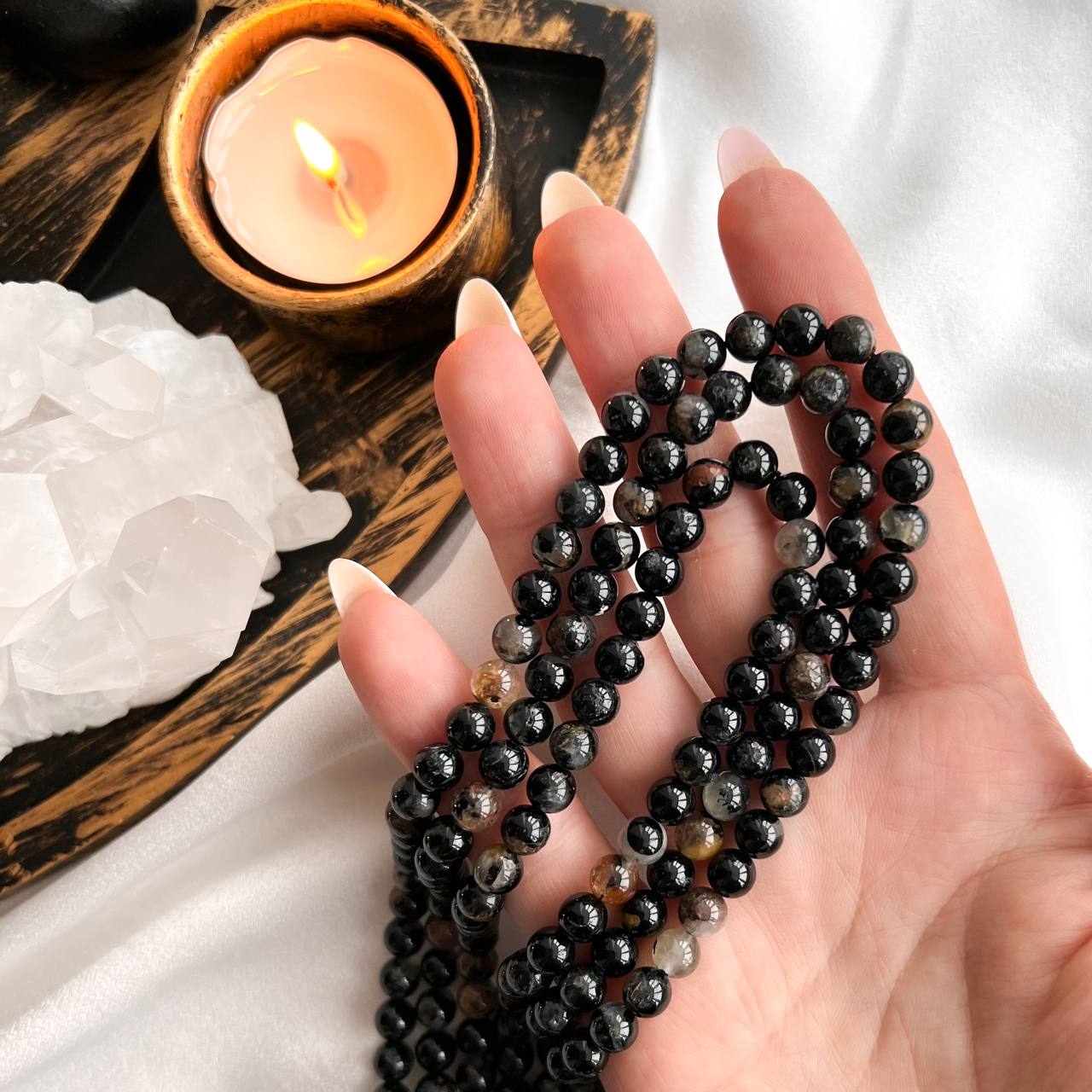 Радуга Самоцветов Бусины для украшений из Турмалина