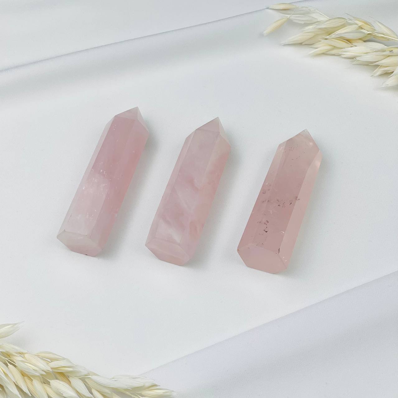 Радуга Самоцветов Кристалл Розовый кварц