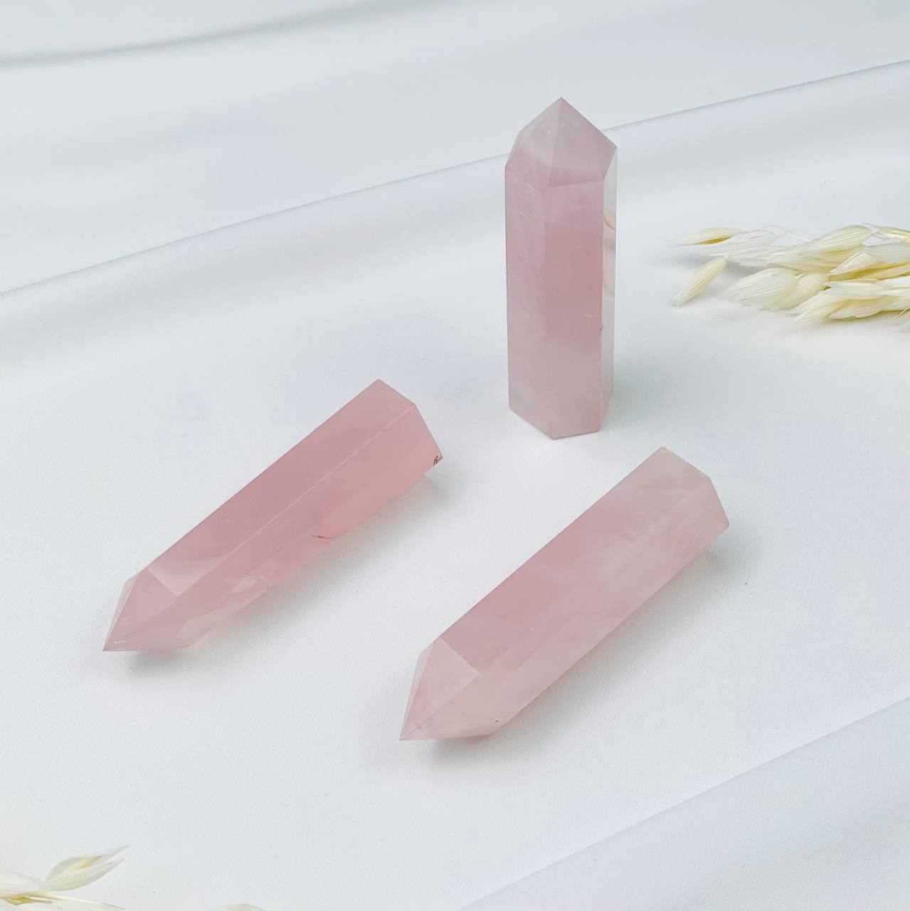 Радуга Самоцветов Кристалл Розовый кварц