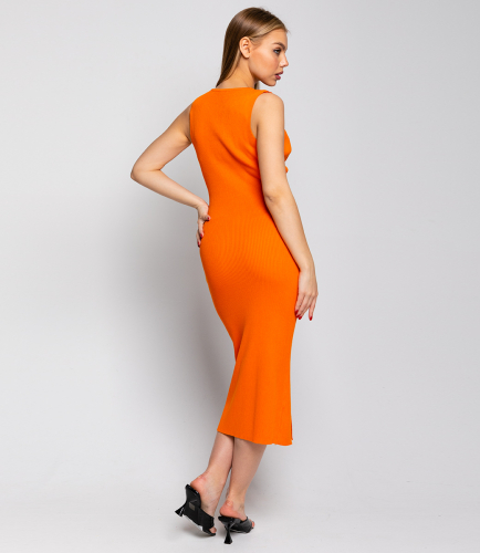 Ст.цена 700руб.Платье #КТ82212, оранжевый