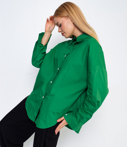 Рубашка #КТ3160 (8), зелёный