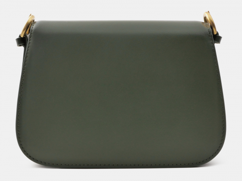 Изумрудная кожаная женская сумка из натуральной кожи «WK001 Emerald»