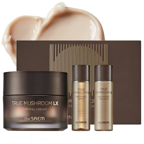Набор уходовый антивозрастной TRUE MUSHROOM LX Firming Cream Special Set (крем, тонер, эмульсия)