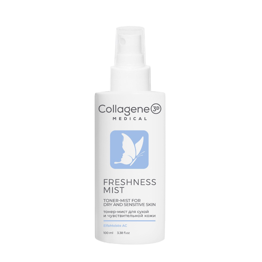 Тонер-мист для сухой и чувствительной кожи / Freshness Mist 100 мл MEDICAL COLLAGENE 3D