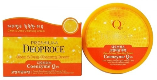 DEOPROCE PREMIUM CLEAN & DEEP COENZYME Q10 CLEANSING CREAM Очищающий крем для лица с коэнзимом Q10 300г