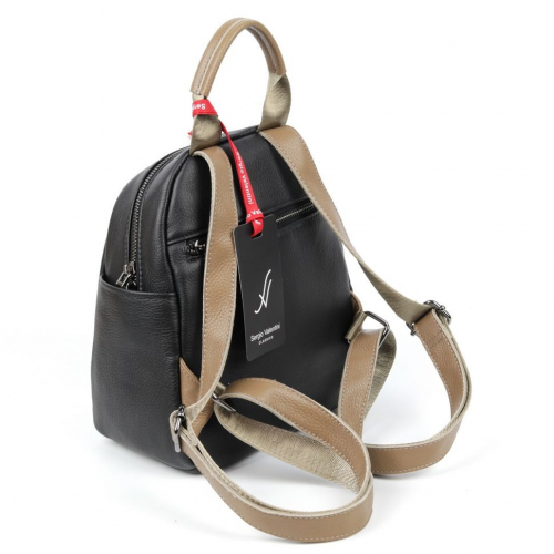 Женский кожаный рюкзак SV-13063 Блек