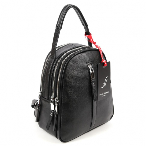 Женский кожаный рюкзак SV-13061 Блек