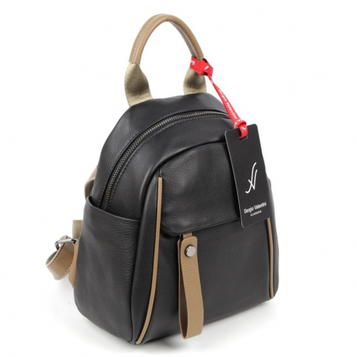 Женский кожаный рюкзак SV-13063 Блек
