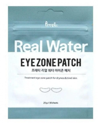 PRRETI REAL WATER EYE ZONE PATCH Патчи для кожи вокруг глаз увлажняющие 30шт*25гр