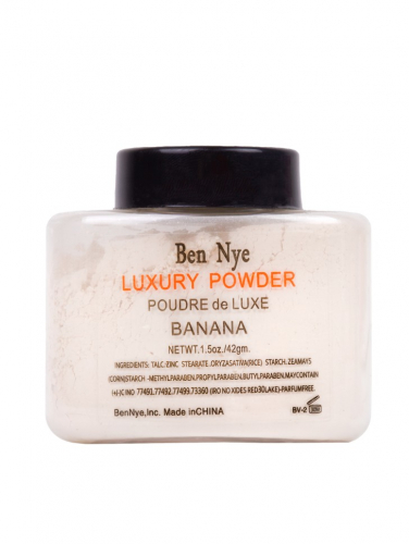 Ben Nye Рассыпчатая пудра банановая для лица Luxuary Powder, 01