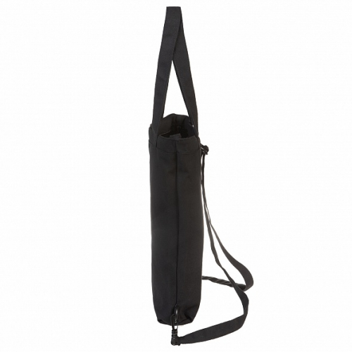 Сумка шопер-рюкзак на молнии Hatber 42х35см хлопок 1 карман - Black&White- в индив.упак.
