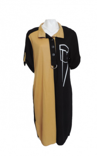 Платье женское с планкой на пуговицах FORTUNE fashion 56-62
