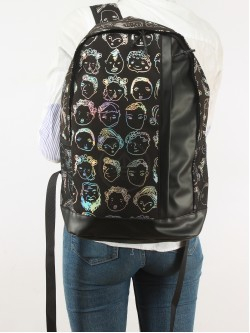 Рюкзак жен текстиль MC-293, 1отд, 3внеш, 3внут/карм. черный 254941