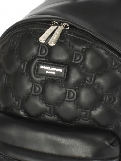 Рюкзак жен искусственная кожа DJ-6955-3-BLACK, 1отд, 2внут+2внеш/ карм, черный 253964