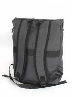 Рюкзак Battr-673 текстиль (USB-заряд), 1отд+отд д/ноут, 5внеш, 2внут/карм, серый 254313