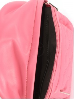 Рюкзак жен искусственная кожа DJ-6955-3-RASPBERRY, 1отд, 2внут+2внеш/ карм, розовый 253968