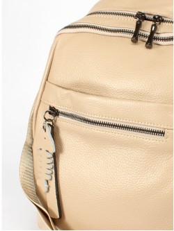 Рюкзак жен натуральная кожа GU 163-900105, 2отд, 5невш+4внут карм, бежевый 255016