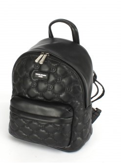 Рюкзак жен искусственная кожа DJ-6955-3-BLACK, 1отд, 2внут+2внеш/ карм, черный 253964