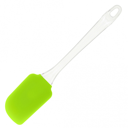 Лопатка силиконовая кулинарная прозрачная ручка 