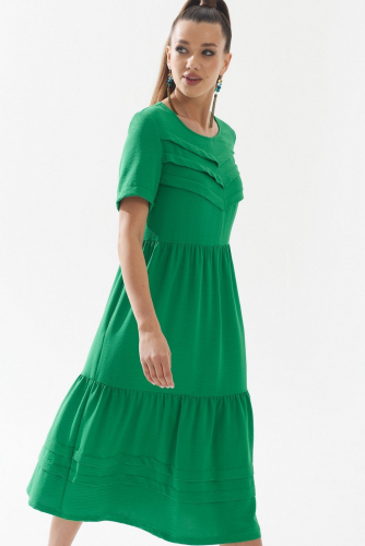  3300р Платье М896 зелёный