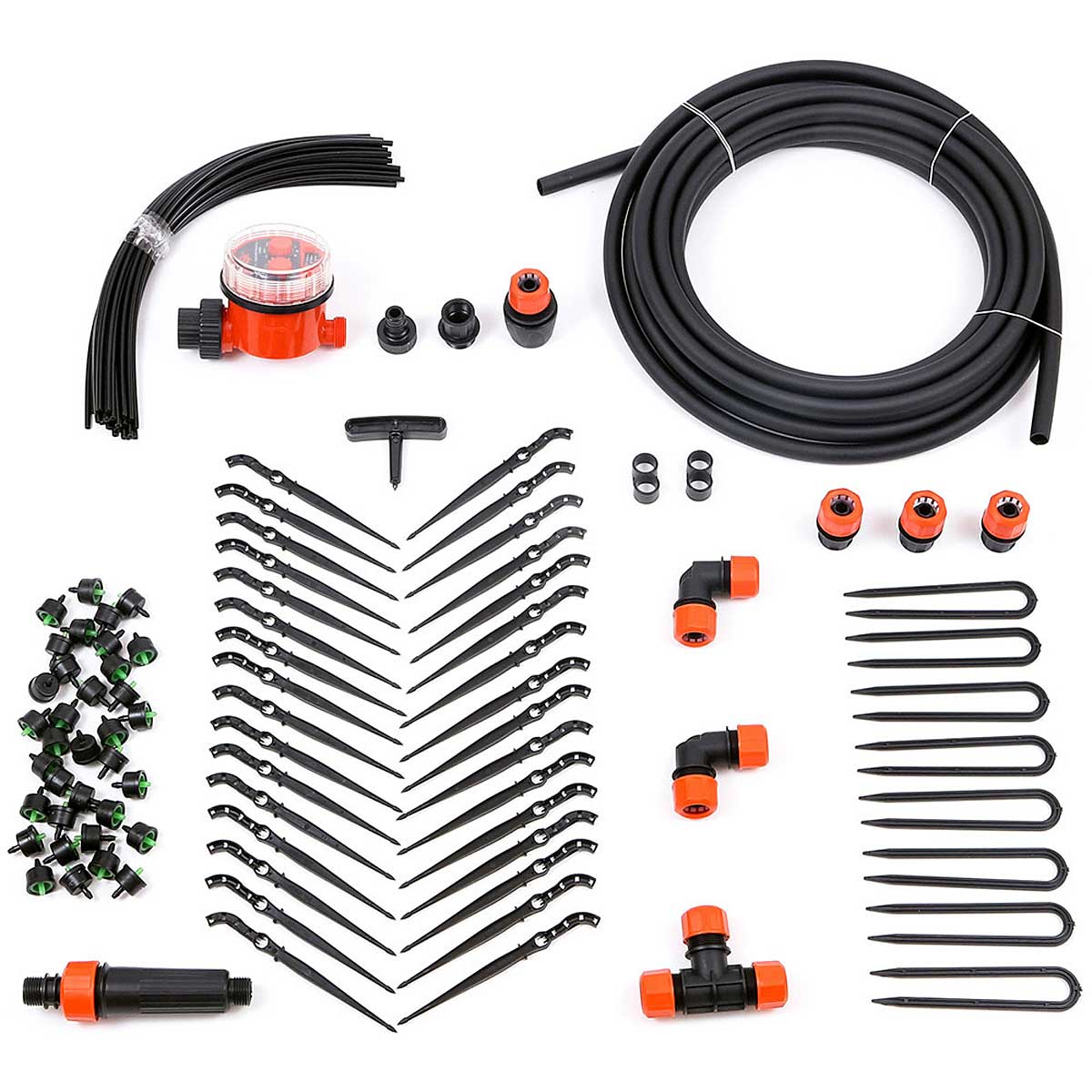 Капельный полив от водопровода 30 растений с таймером ЖУК 8211-00 (3)