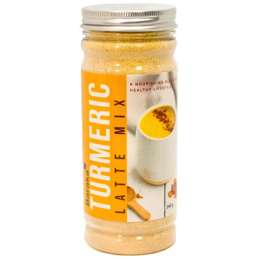 BARAKA Turmeric Latte Куркума Латте напиток растворимый для укрепления иммунитета 240г