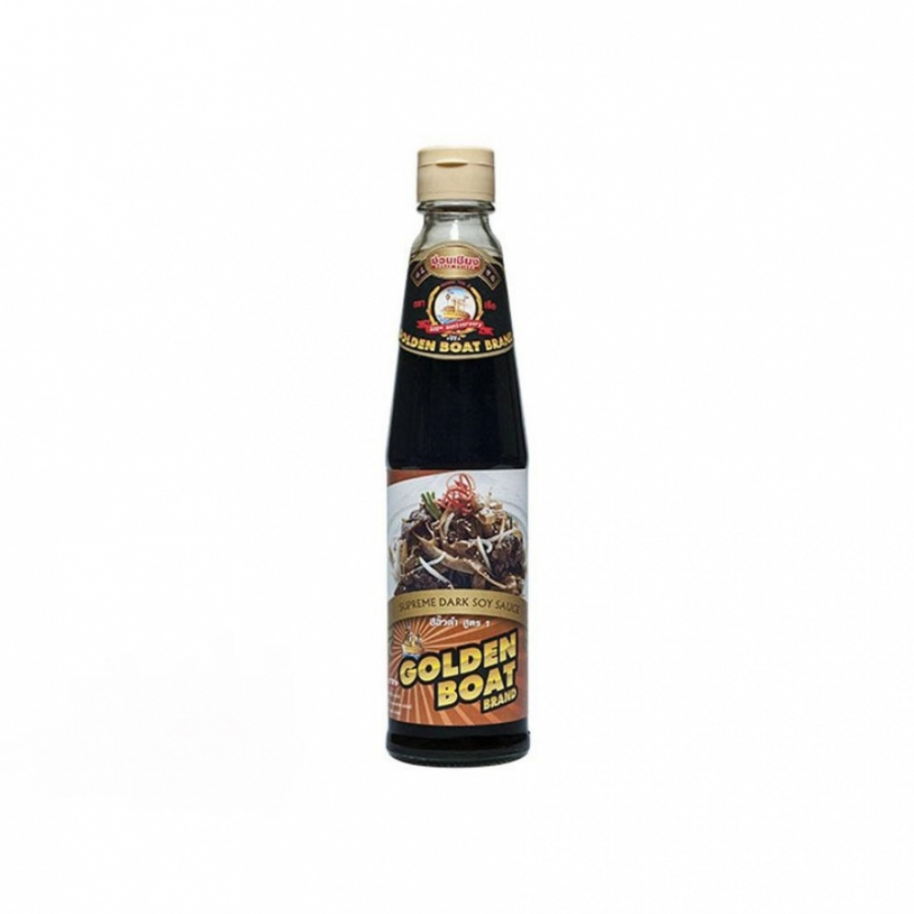 THAI FOOD KING Dark soy sauce Golden Boat Темный соевый соус Голден Боат 300мл