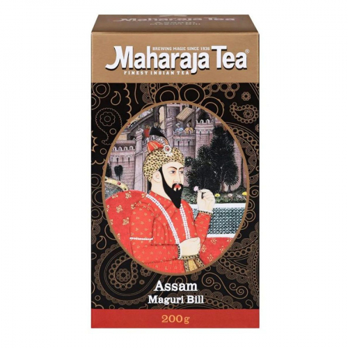 Чай чёрный байховый Ассам Магури Бил Maharaja  200 гр.