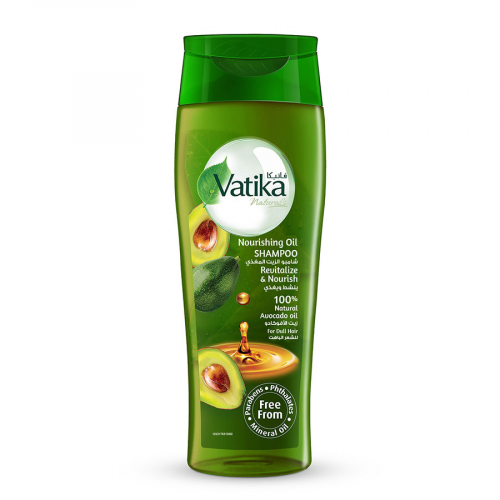 Шампунь для волос Dabur Vatika Nourishing Oil Shampoo Avocado питательный с маслом  авокадо 425мл