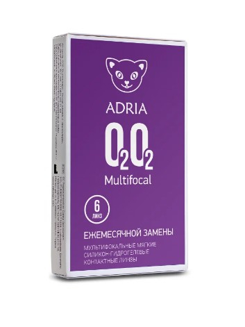 ADRIA O2O2 MULTIFOCAL (6 линз) -Мультифокальные