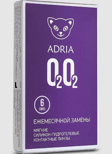 ADRIA O2O2 (6 линз) -ежемесячные