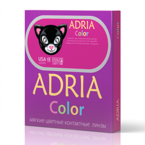 ADRIA Color 1 Tone (2 линзы) Квартальные