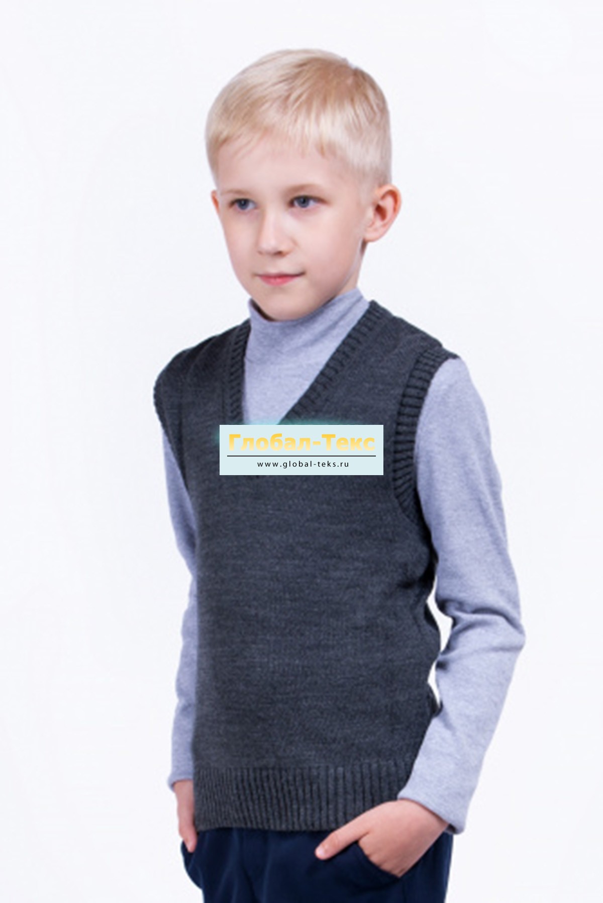 Жилет детский (серый) №КВ-402А2736-2