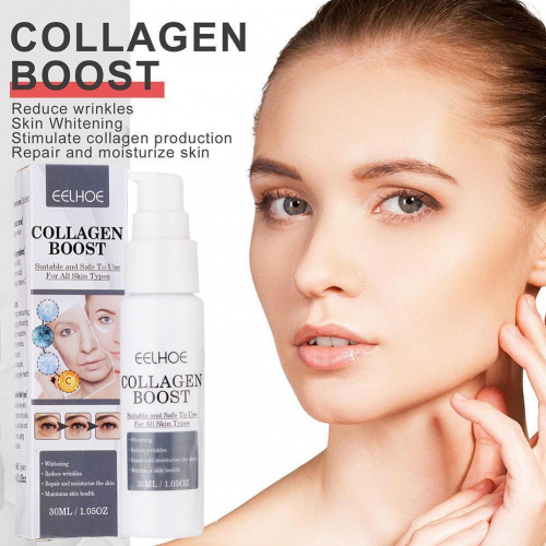 Крем-сыворотка для лица антивозрастная Eelhoe Collagen Boost Cream 30гр