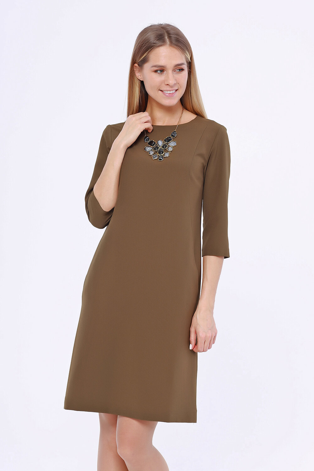 Платье Ст. цена 1250р. 90071 Хаки ТРиКа