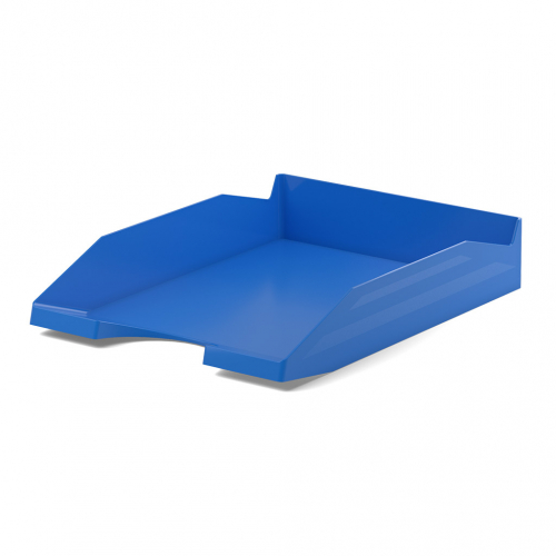 Подставка для бумаг вертикальная пластиковая ErichKrause® Office, Classic, 75мм, синяя