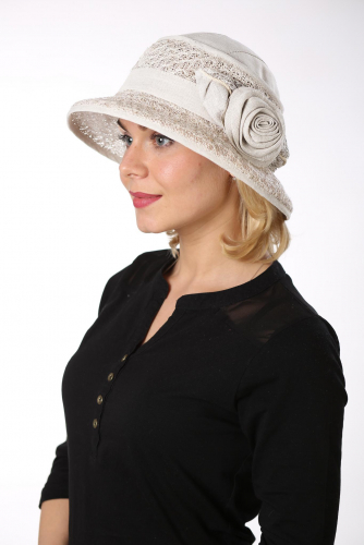 шляпа для женщин ЭЛИЗАБЕТТ Л11-9 белый